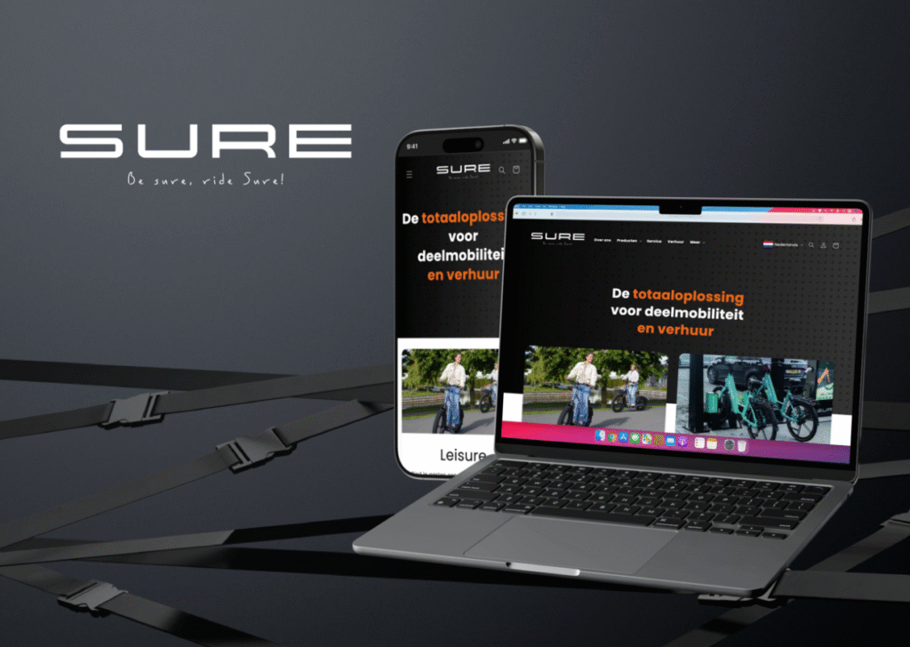 Sure Mobility Shopify Website Cover